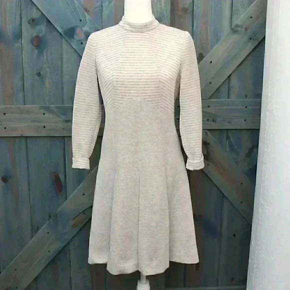 1960s Striped Knit Dress B Altman and Co Size Small - Picture 1 of 9